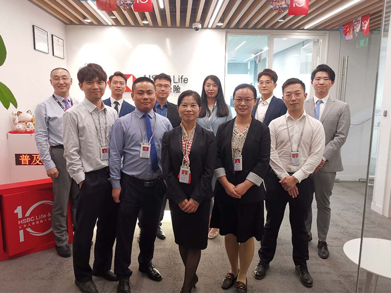 Some of our new wealth planners recently hired in Hangzhou