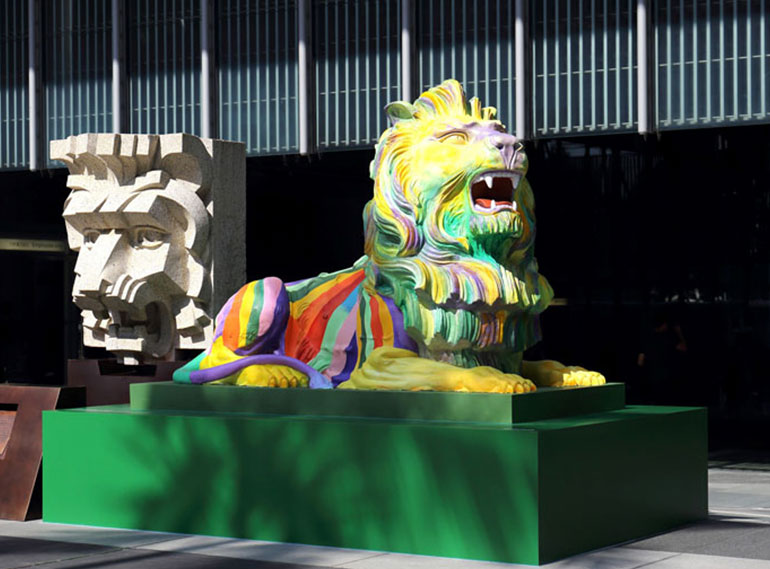 Our rainbow lions were unleashed in 2016 and sparked much debate